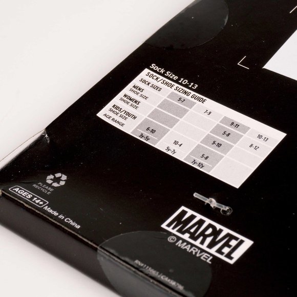 Avengers Endgame Captain America 360 Character Socks - Picture 6 of 6